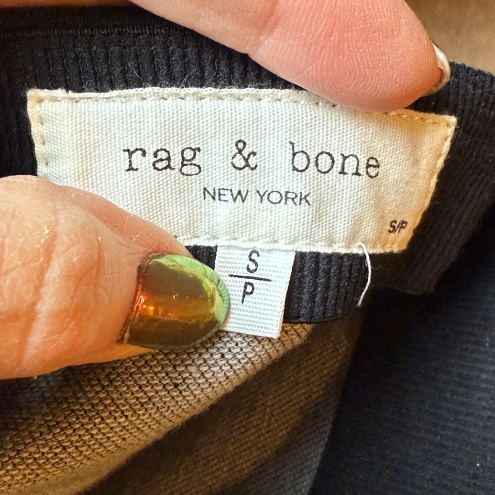 rag & bone Nina Black Pull-On Jeans Size Small - Picture 3 of 12